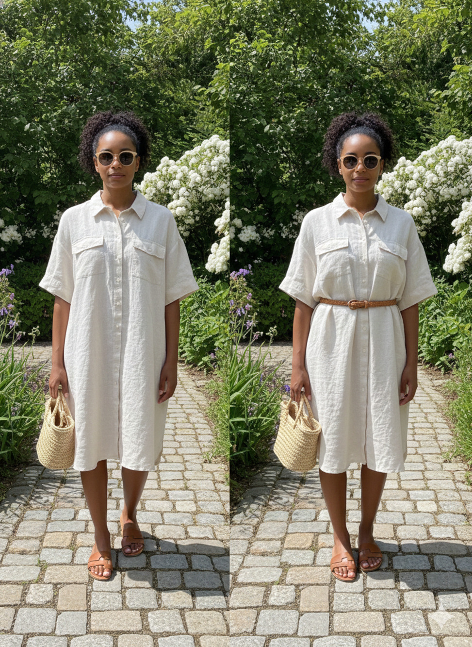 NWT J.Crew Short Sleeve Utility beige Linen Shirt Dress with Slip Plus Size XXL